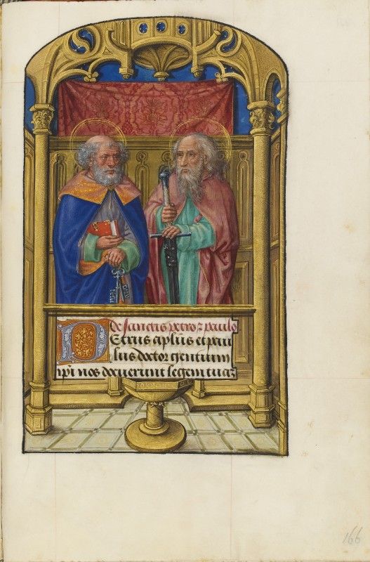 1 FOLIO Livre d'Heures BRUGES